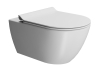 GSI PURA závěsná WC mísa, Swirlflush, 36x55cm, bílá dual-mat 881509