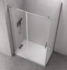 Polysan THRON ROUND obdélníkový sprchový kout 1500x800mm, kulaté pojezdy TL1580-5005
