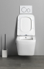 Sapho PORTO CLEANWASH závěsná WC mísa Rimless, integrovaná baterie a bidet. sprška, 36x5cm, bílá PZ102RX
