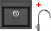 Granitový dřez Sinks SOLO 560 Metalblack + Vitalia G9074