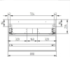 Mereo Aira, koupelnová skříňka 81 cm, Multidecor, Chromix stříbrný CN791SACST