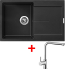 Granitový dřez Sinks ULTIMA 790 Pureblack + Elka G12226