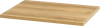 Mereo Mailo, Opto, koupelnová deska na skříňku 81 cm, dub Riviera CN921D