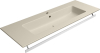 GSI PURA keramické umyvadlo Slim 122x46cm, creta mat 8887108