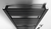 Aqualine TONDI-E elektrické otopné těleso rovné 450x970 mm, 300 W, černá mat DE456T