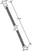 Sapho POWERFLEX kovová sprchová hadice, 175cm, zlato FLE10ZL