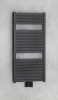 Aqualine TONDI otopné těleso rovné 450x970 mm, středové připojení, černá mat DT456T