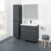 Mereo Mailo, koupelnová skříňka 121 cm, černé madlo, Multidecor, Dub olejovaný CN593SBDUO1