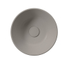 GSI KUBE X keramické umývátko na desku, průměr 32cm, tortora mat 943505