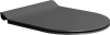 GSI WC sedátko, SLIM, Soft Close, Quick Release, černá mat/chrom MS86CSN26