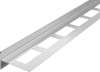 Sapho Spádová lišta, levá, výška 10mm, délka 1200mm, nerez mat SPD1210-L