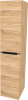 Mereo Mailo, koupelnová skříňka vysoká 170 cm, černé madlo, Multidecor, Jasan horský CN594LPBJASH