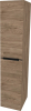 Mereo Mailo, koupelnová skříňka vysoká 170 cm, černé madlo, Multidecor, Dark Rockford Hic CN594LPBDRH1