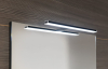 Sapho ERUPTA zrcadlo s LED osvětlením a policí 80x80cm, černá mat ERU335