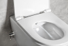 Isvea INFINITY CLEANWASH závěsná WC mísa, integrovaná baterie a bidet. sprška, Rimless, 36, 5x53cm, bílá 10NFS1005I
