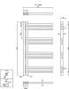 Sapho DORLION otopné těleso 500x900mm, bílá 1130-50