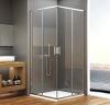 Bruckner BORG čtvercová sprchová zástěna 900x900x1950 mm, čiré sklo 751.190.1