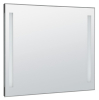 Aqualine Zrcadlo s LED osvětlením 100x80cm, kolébkový vypínač ATH7