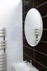 Sapho FLOAT kulaté zrcadlo s LED podsvícením ø 60cm, bílá 22559