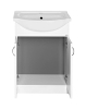 Aqualine SIMPLEX ECO 50 umyvadlová skříňka včetně umyvadla 47x83, 5x29cm SIME500
