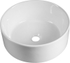 Aqualine Keramické umyvadlo na desku, Ø 40cm, bílá 40150