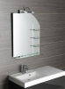 Aqualine WEGA zrcadlo s policemi 65x90cm 65028