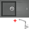 Granitový dřez Sinks LINEA 780 N Titanium+MIX 350P LI78072NMI350P