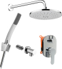 Mereo Sprchový set Zuna s dvoucestnou podomítkovou bateríí CB650SZ1