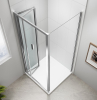Polysan EASY čtvercový sprchový kout 800x800mm, skládací dveře, L/P varianta, čiré sklo EL1980EL3215
