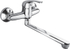 Mereo Dřezová nástěnná baterie, Lila, 150 mm, s ramínkem plochým rovným 160 mm, chrom CBEE30202