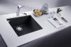 Granitový dřez Sinks CUBE 560 Metalblack + Vitalia G9474
