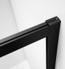 Gelco SIGMA SIMPLY BLACK čtvercový sprchový kout 1000x1000 mm, rohový vstup, sklo Brick GS2410B-01