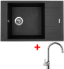 Granitový dřez Sinks VARIO 780 Metalblack+Vitalia lesklá VA74VICL
