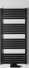Bruckner GRUNT otopné těleso rovné 500x1050mm, středové připojení, černá mat 600.121.6