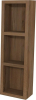 Mereo Aira, koupelnová skříňka 20 cm, horní, policová, Multidecor, Ořech Pacifik tabákový CN796SOPT2