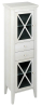 Sapho CROSS skříňka vysoká 49x170x39cm, levá, starobílá CR214