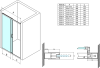 Gelco SIGMA SIMPLY sprchové dveře posuvné 1400 mm, čiré sklo GS1114