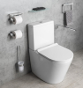 Gedy PIRENEI WC štětka závěsná, mléčné sklo, chrom PI330313