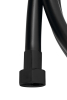 Sapho SOFTFLEX plastová sprchová hadice, 200cm, černá mat 1208-27
