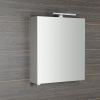 Sapho RIWA galerka s LED osvětlením, 60x70x17cm, bílá lesk RIW060-0030