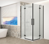 Gelco TRINITY BLACK obdélníkový sprchový kout 1000x900mm, rohový vstup, matné sklo GT2290-10M-B
