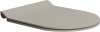 GSI PURA WC sedátko, SLIM, Soft Close, Quick Release, tortora mat/chrom MS86CSN05