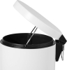 Aqualine SIMPLE LINE odpadkový koš kulatý 3l, bílá mat 28103