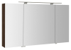Sapho MIRRÓ galerka s LED osvětlením, 3x dvířka, 120x70x16cm, borovice rustik MC121-0016
