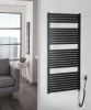 Aqualine TONDI-E elektrické otopné těleso rovné 600x1330 mm, 600 W, černá mat DE486T
