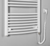 Aqualine ORBIT-E elektrické otopné těleso oblé 450x960 mm, 300 W, bílá ILEO94T
