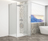 Gelco TRINITY CHROME čtvercový sprchový kout 900x900mm, matné sklo, pravé GT5690-90MR-CH