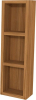 Mereo Aira, koupelnová skříňka 20 cm, horní, policová, Multidecor, Ořech Dijon přírodní CN796SODP1