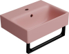 GSI NUBES keramické umývátko 40x32cm, broušená spodní hrana, blush mat 96849124