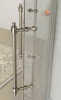Gelco ANTIQUE čtvrtkruh. zástěna 1000x1000, posuv. dveře dvoukřídlé, ČIRÉ sklo, bronz GQ5210C